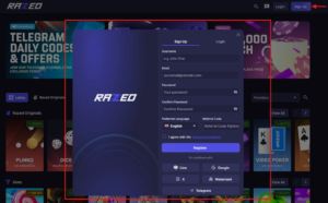 Razed Casino Help